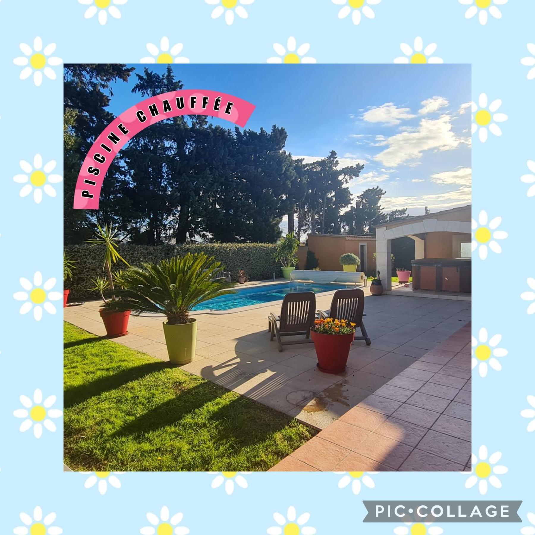 Villa Flamenca - Piscine Chauffee Châteaurenard エクステリア 写真